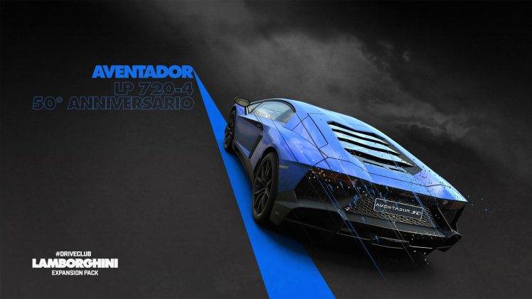 Lamborghini Aventador, Lamborghini, Driveclub, Video Games HD Wallpaper Desktop Background