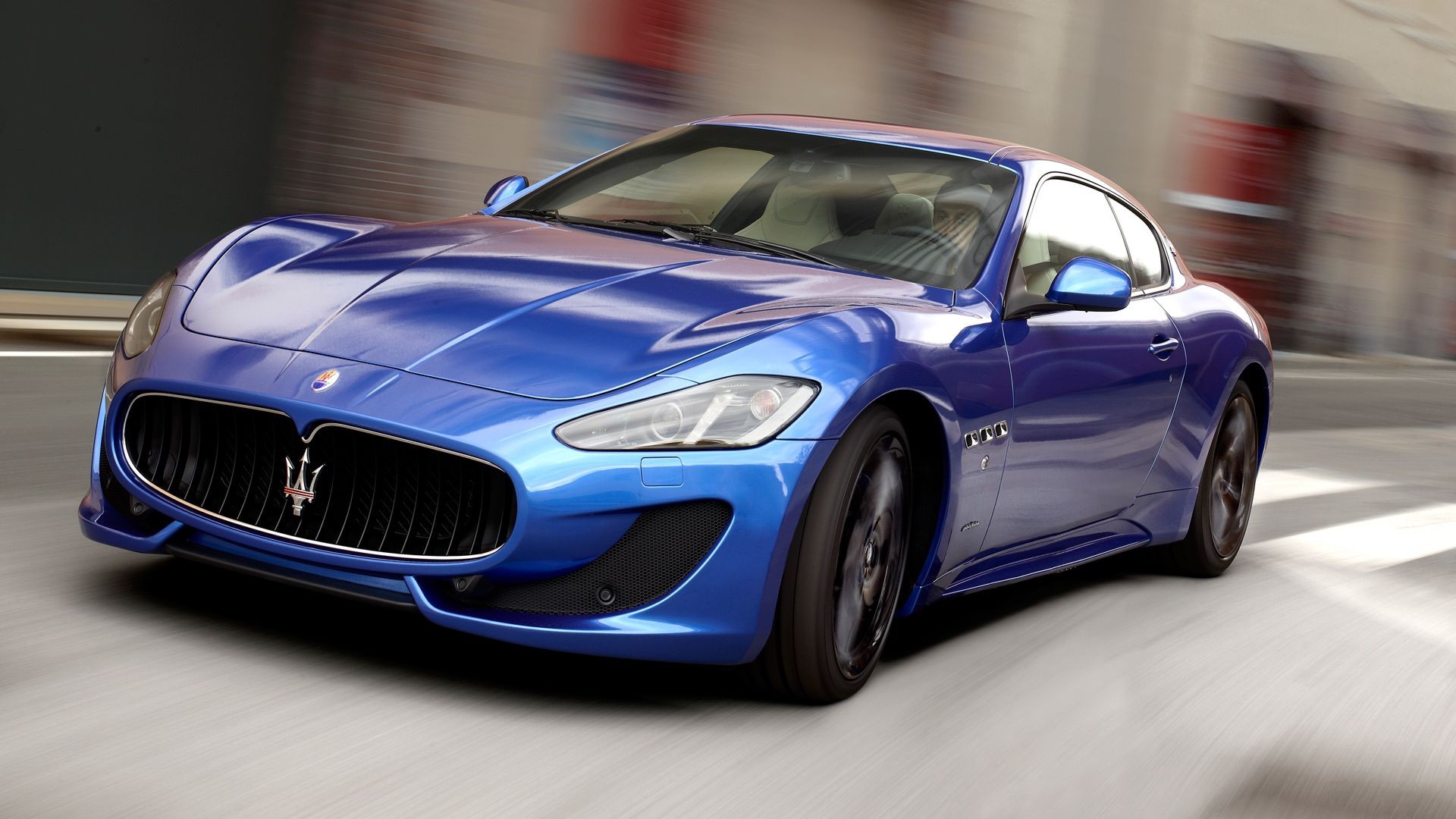 car, Maserati, Maserati GranTurismo, Blue Cars Wallpaper