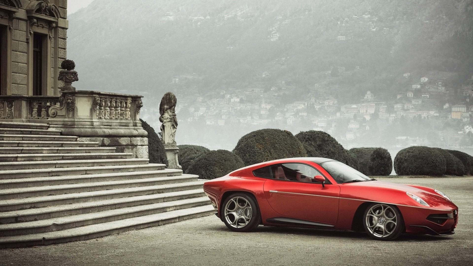 Alfa Romeo, Car, Disco Volante, Red Cars Wallpaper
