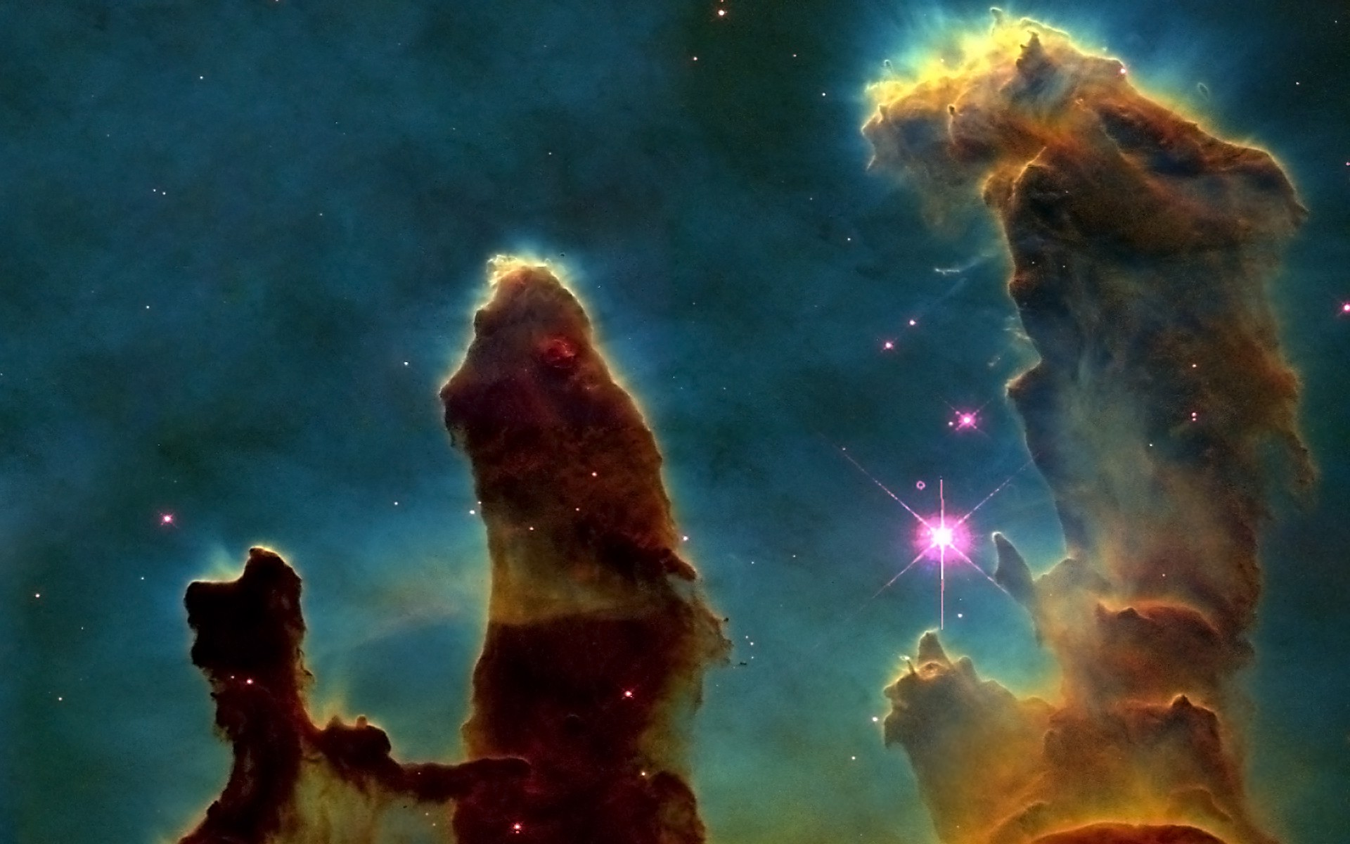 space, Pillars Of Creation, Nebula Wallpaper