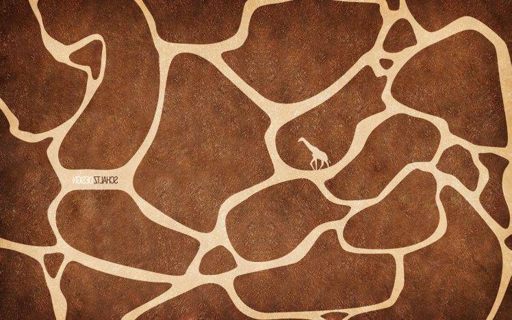 minimalism, Animals, Giraffes HD Wallpaper Desktop Background