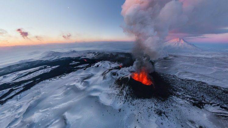 landscape, Volcano, Lava HD Wallpaper Desktop Background