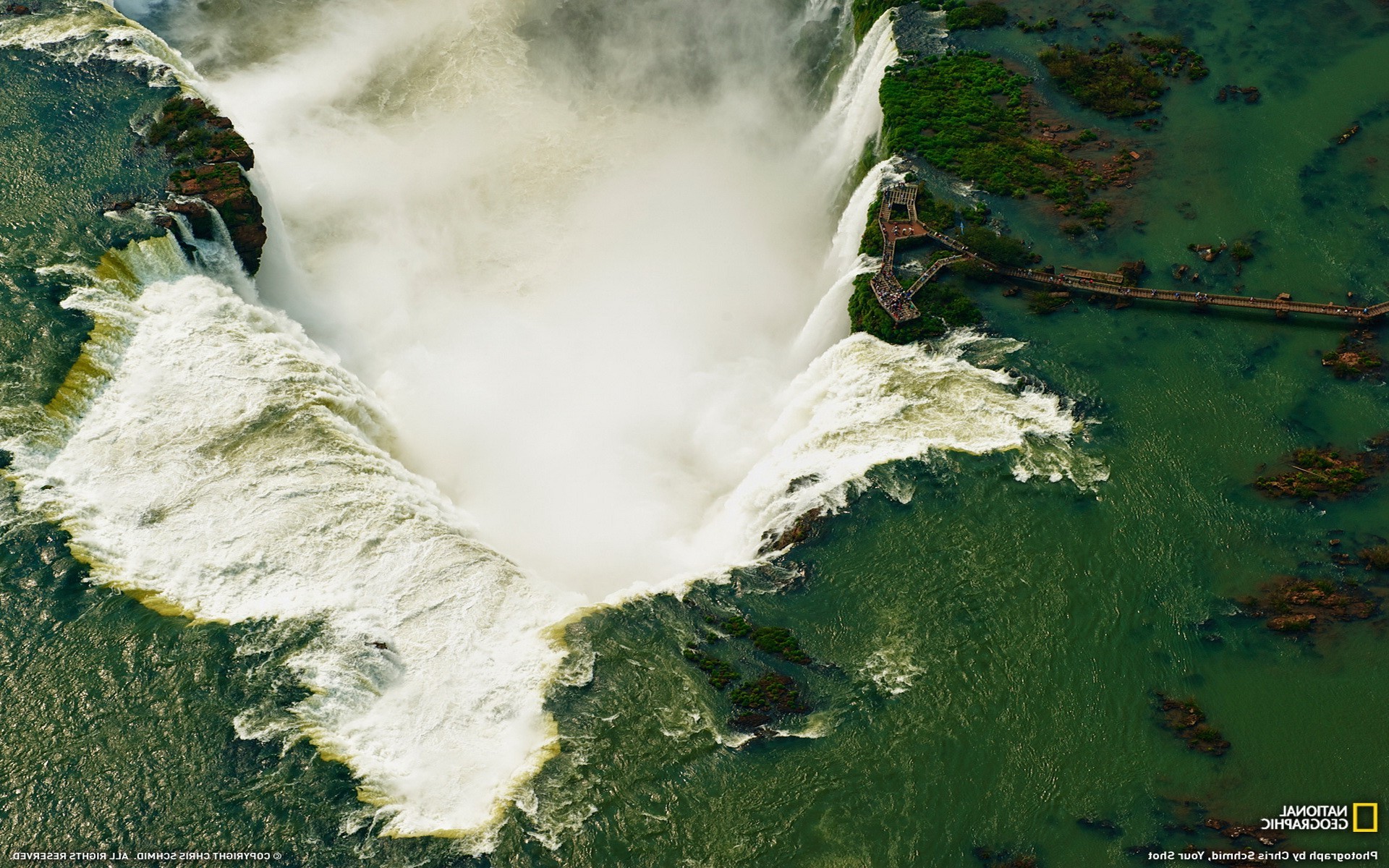 Iguazú Waterfalls, Waterfall, Nature, Landscape Wallpaper