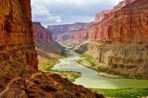 landscape, Nature, Canyon, River, Grand Canyon, Arizona
