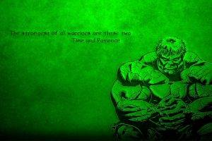 Hulk, Green, Quote