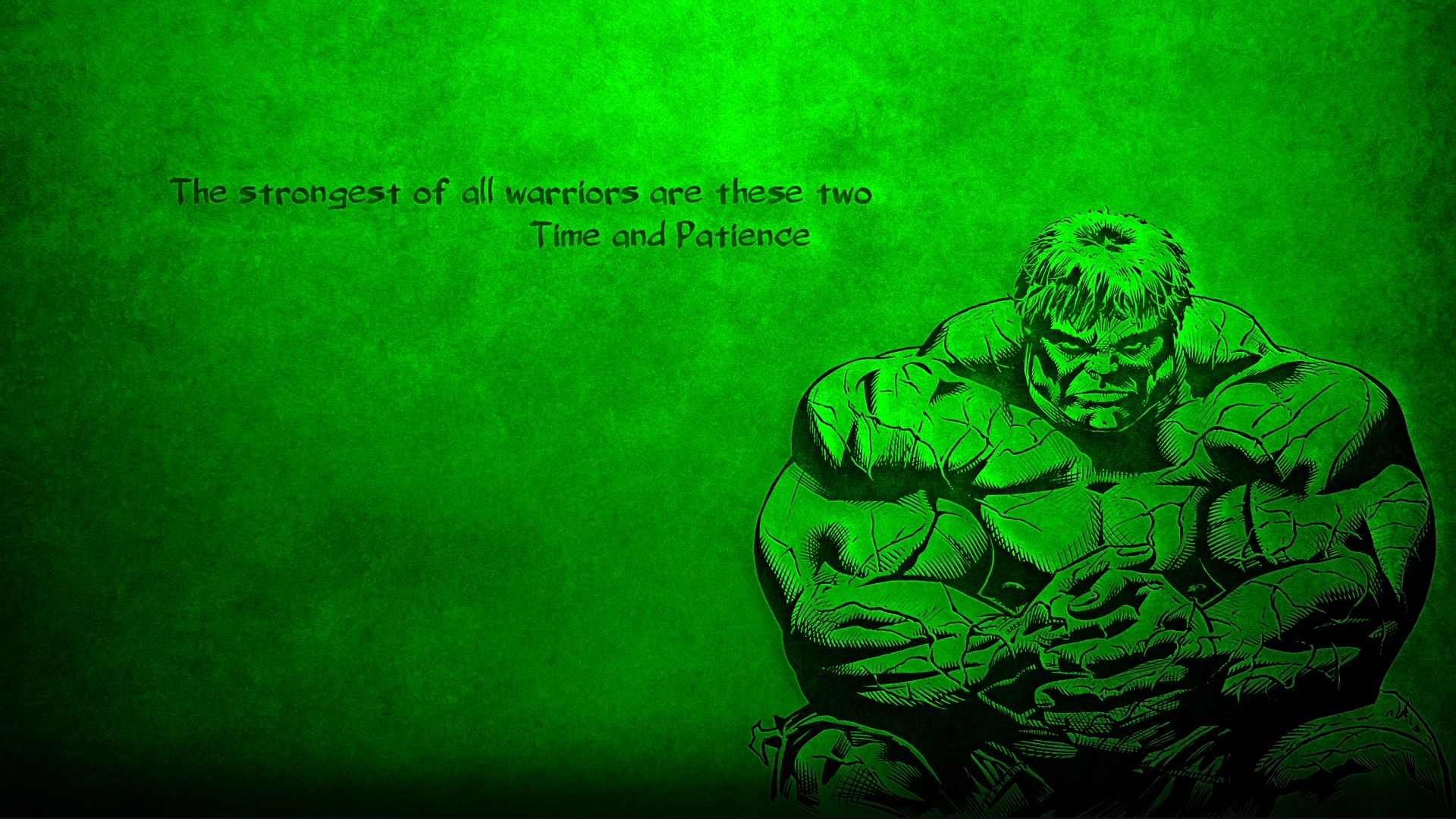 Hulk, Green, Quote Wallpaper