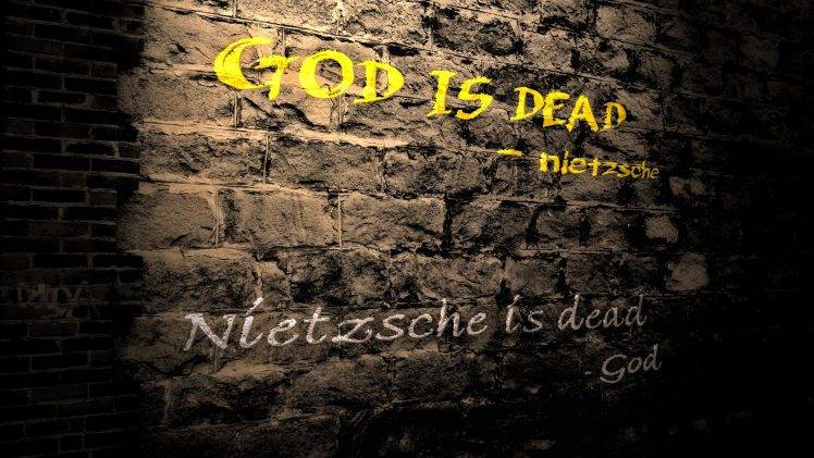 God, Friedrich Nietzsche, Quote HD Wallpaper Desktop Background