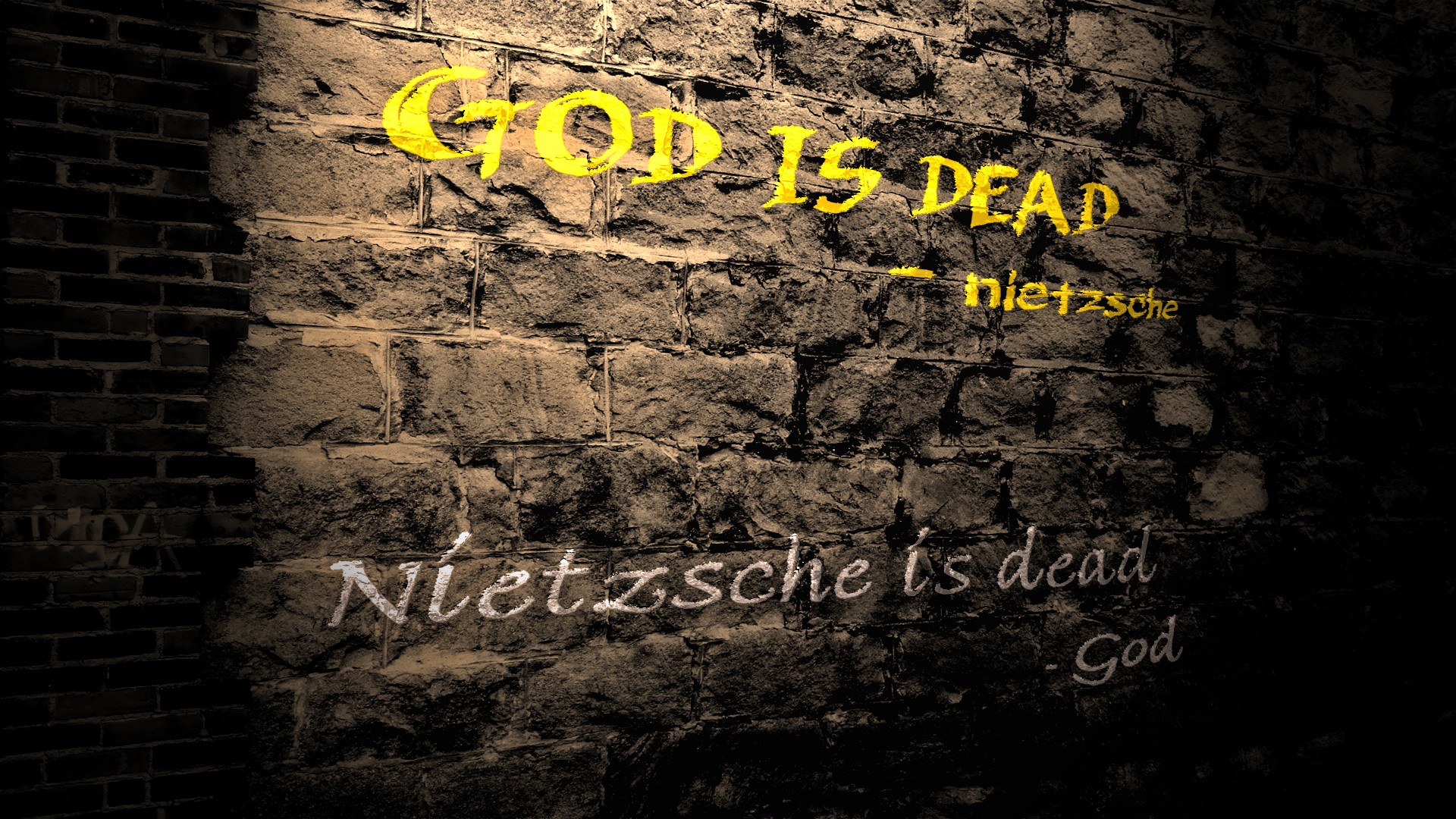 God, Friedrich Nietzsche, Quote Wallpaper