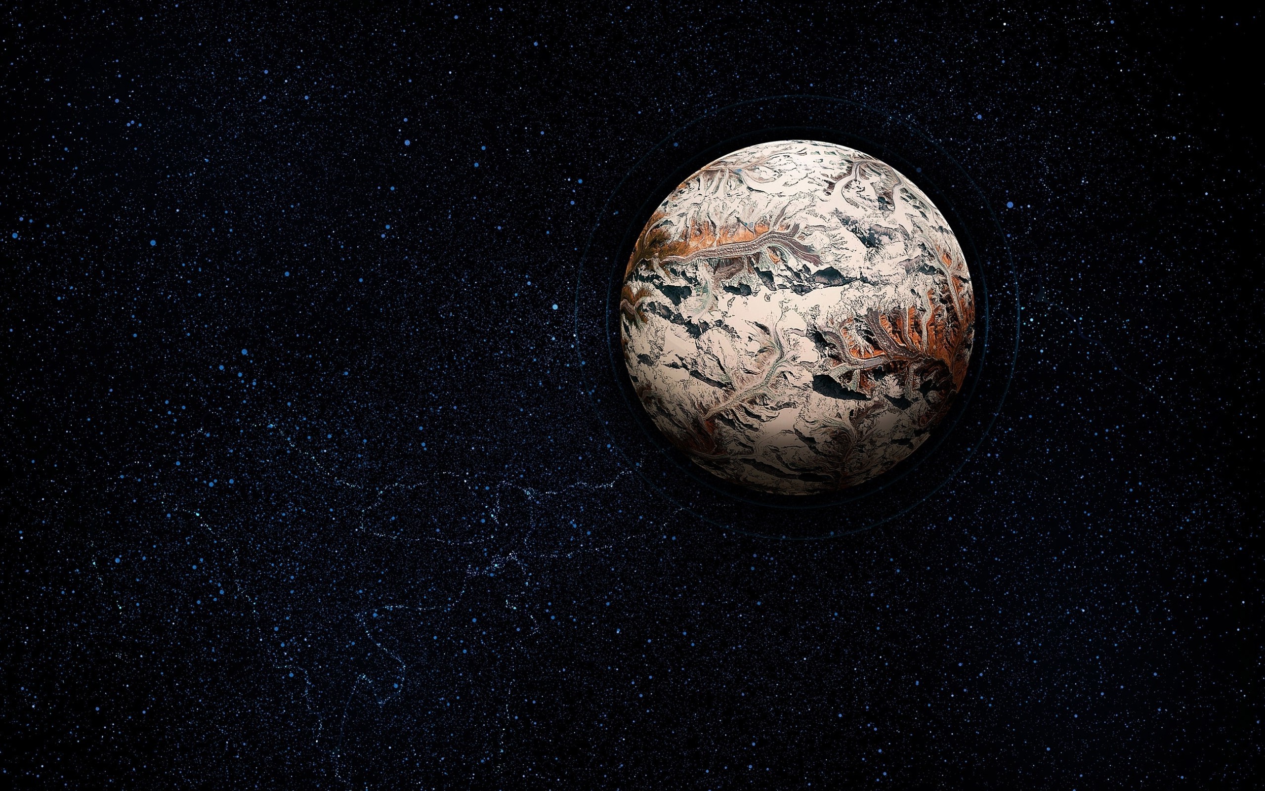 space, Planet, Stars Wallpaper