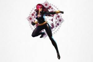 Black Widow, Marvel Comics, Simple Background