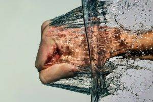 hand, Water, Abstract