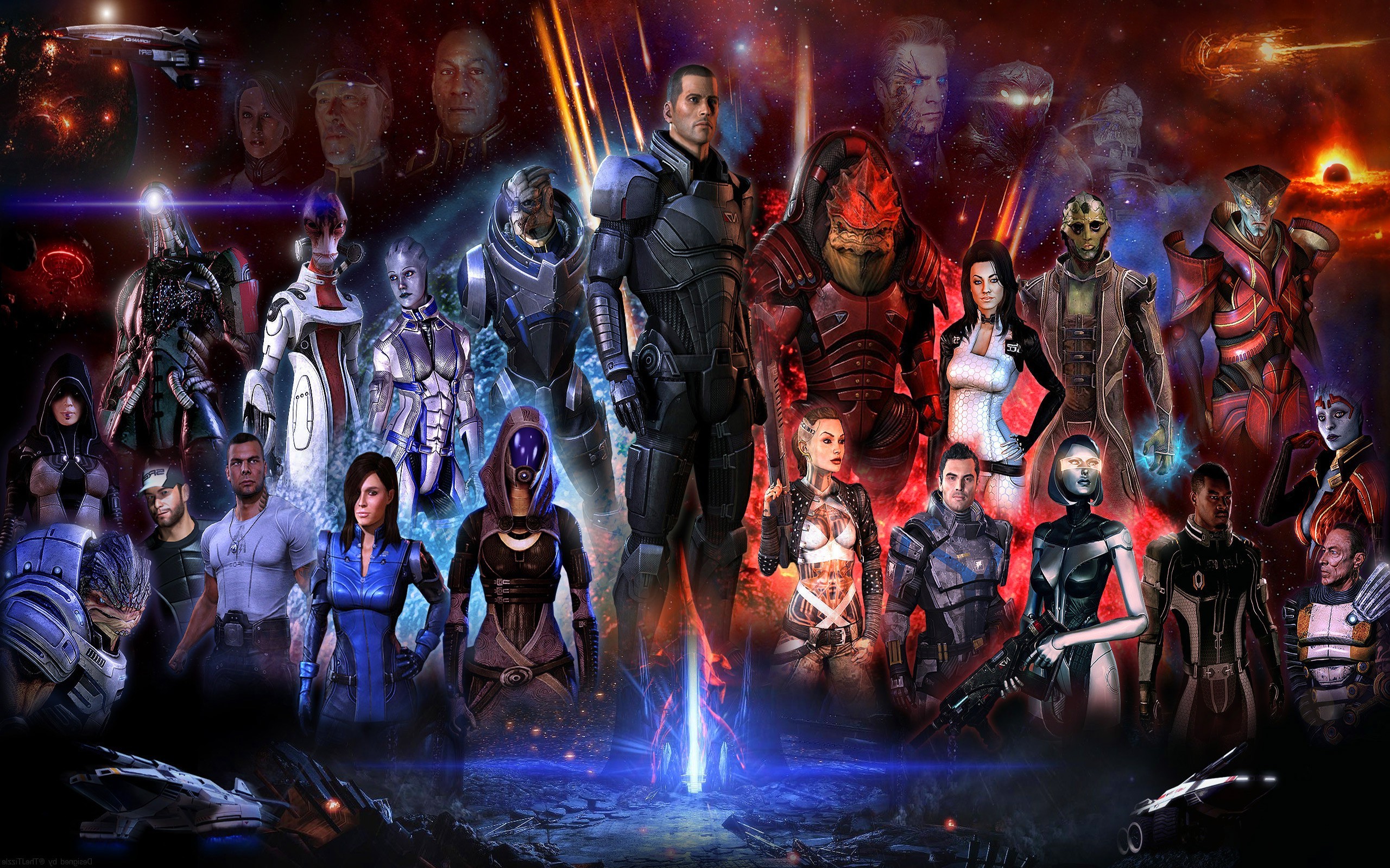 Mass Effect, Fantasy Art, Digital Art, Video Games, Xbox 360 Wallpaper