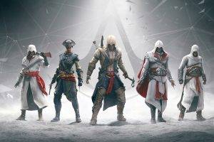 video Games, Assassins, Assassins Creed, Altaïr Ibn LaAhad, Ezio Auditore Da Firenze
