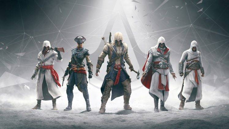 video Games, Assassins, Assassins Creed, Altaïr Ibn LaAhad, Ezio Auditore Da Firenze HD Wallpaper Desktop Background