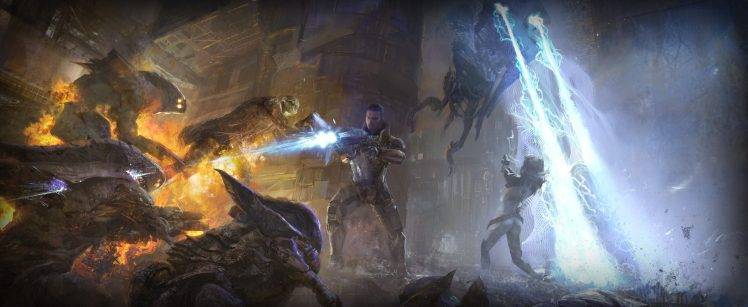 Mass Effect, Mass Effect 2, Mass Effect 3, Commander Shepard, Miranda Lawson HD Wallpaper Desktop Background