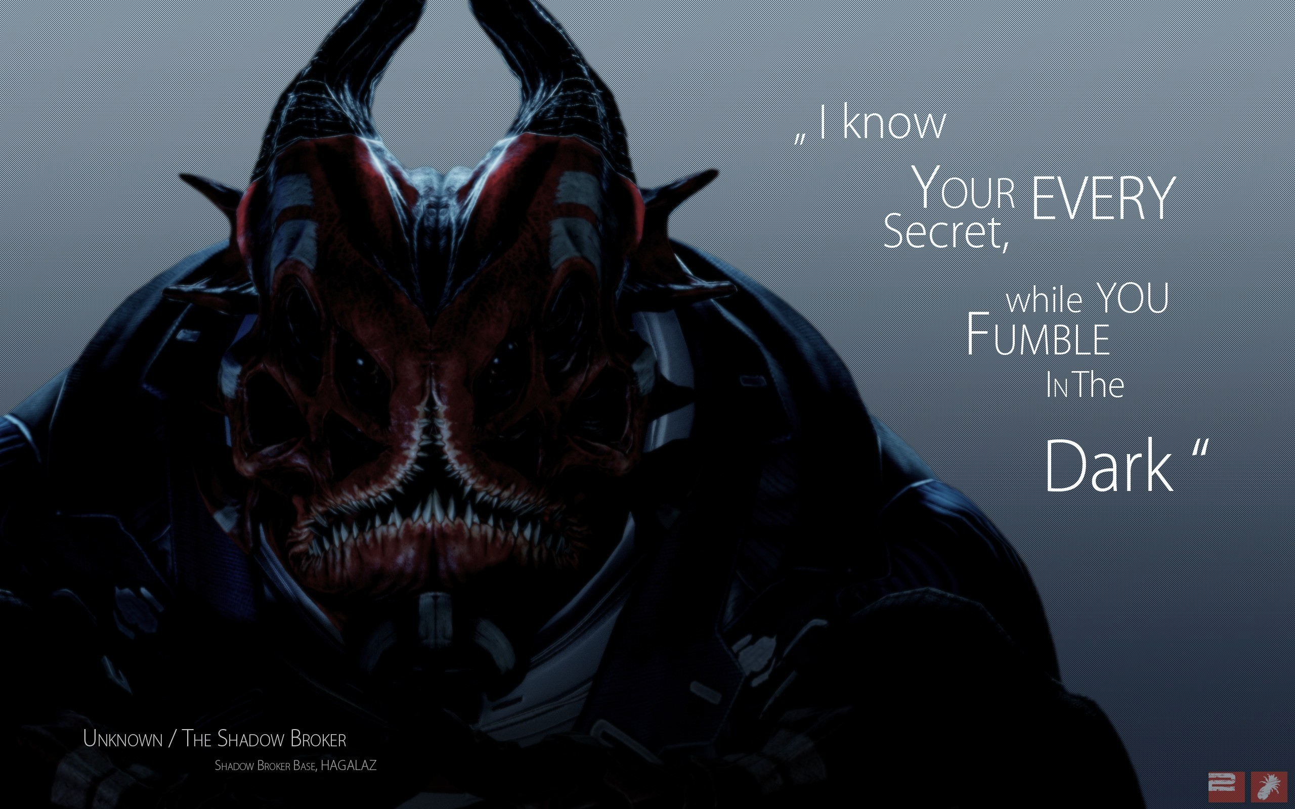 Mass Effect, Mass Effect 2, Mass Effect 3, Quote, Shadow Broker Wallpaper