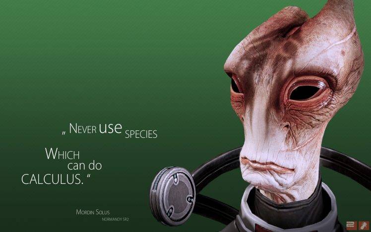 Mass Effect, Mass Effect 2, Mass Effect 3, Mordin Solus, Quote HD Wallpaper Desktop Background