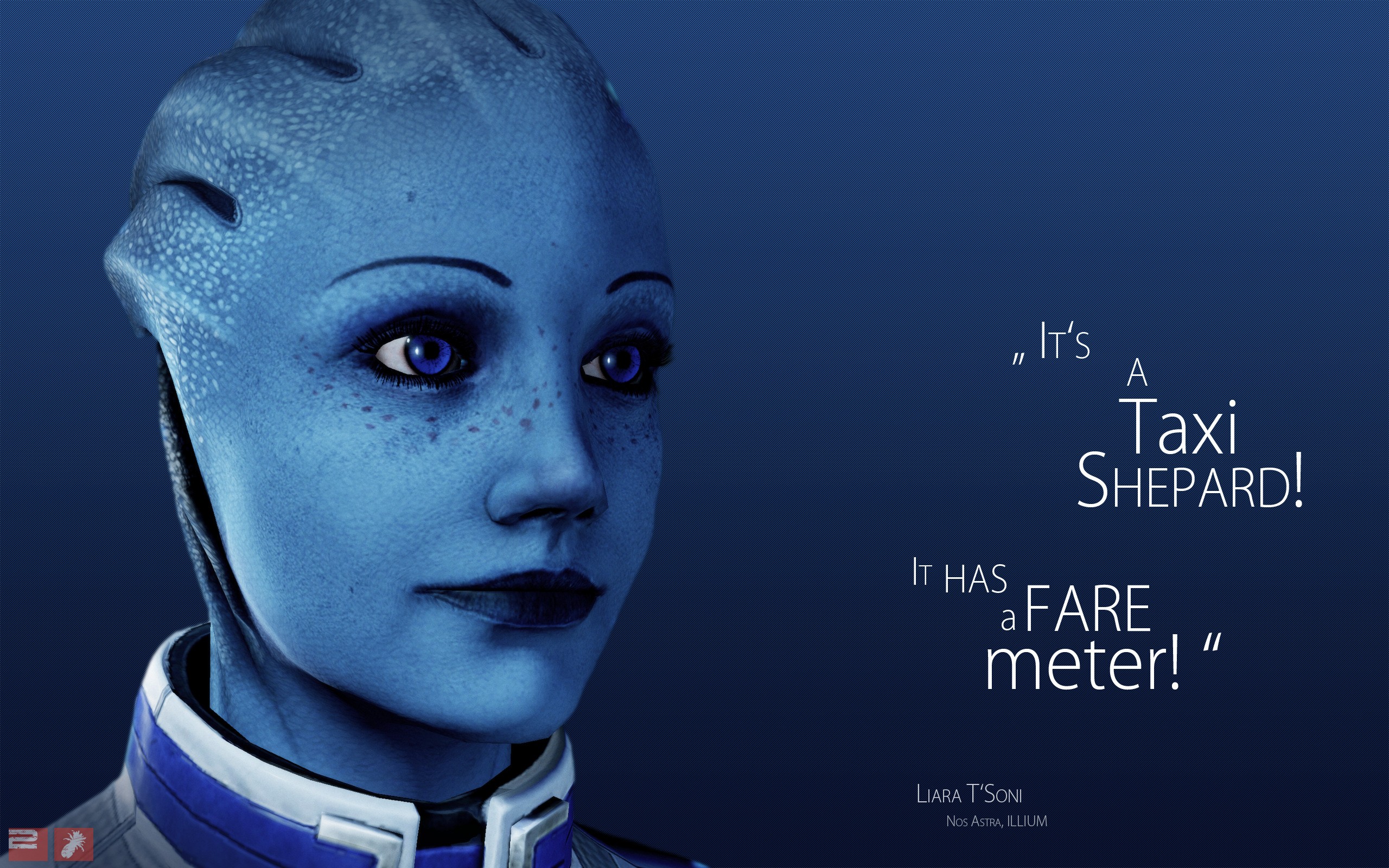 Mass Effect, Mass Effect 2, Mass Effect 3, Liara TSoni, Quote, Asari Wallpaper