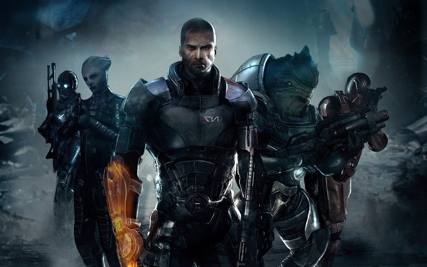 Mass Effect, Mass Effect 2, Mass Effect 3, Commander Shepard, Video Games Wallpaper