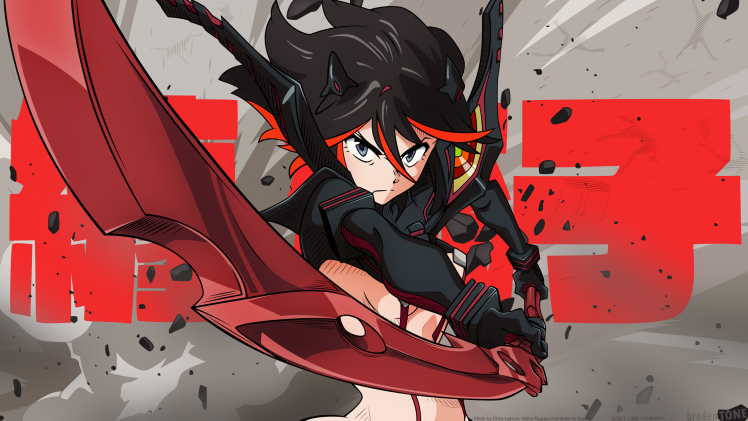 anime, Anime Girls, Kill La Kill, Senketsu, Matoi Ryuuko HD Wallpaper Desktop Background