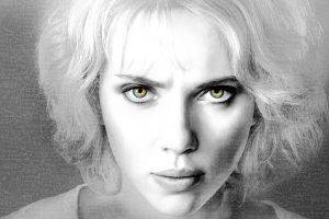 monochrome, Scarlett Johansson