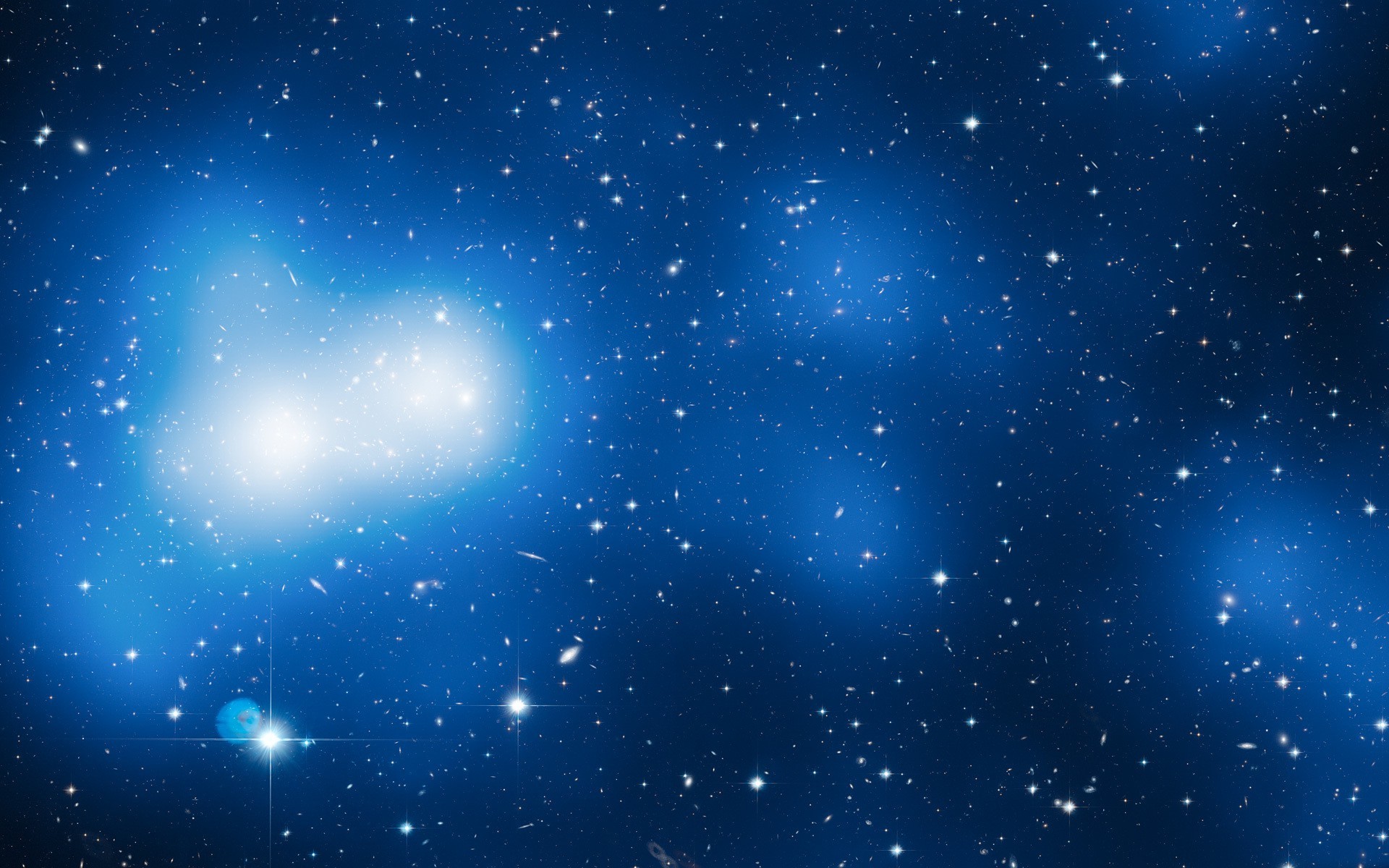 Stars Space Blue Nasa Galaxy Wallpapers Hd Desktop And