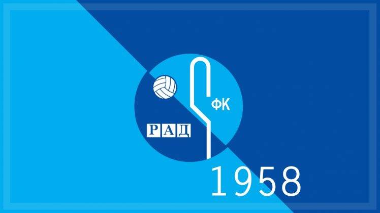 sports, Logo, Soccer Clubs, FK Rad HD Wallpaper Desktop Background