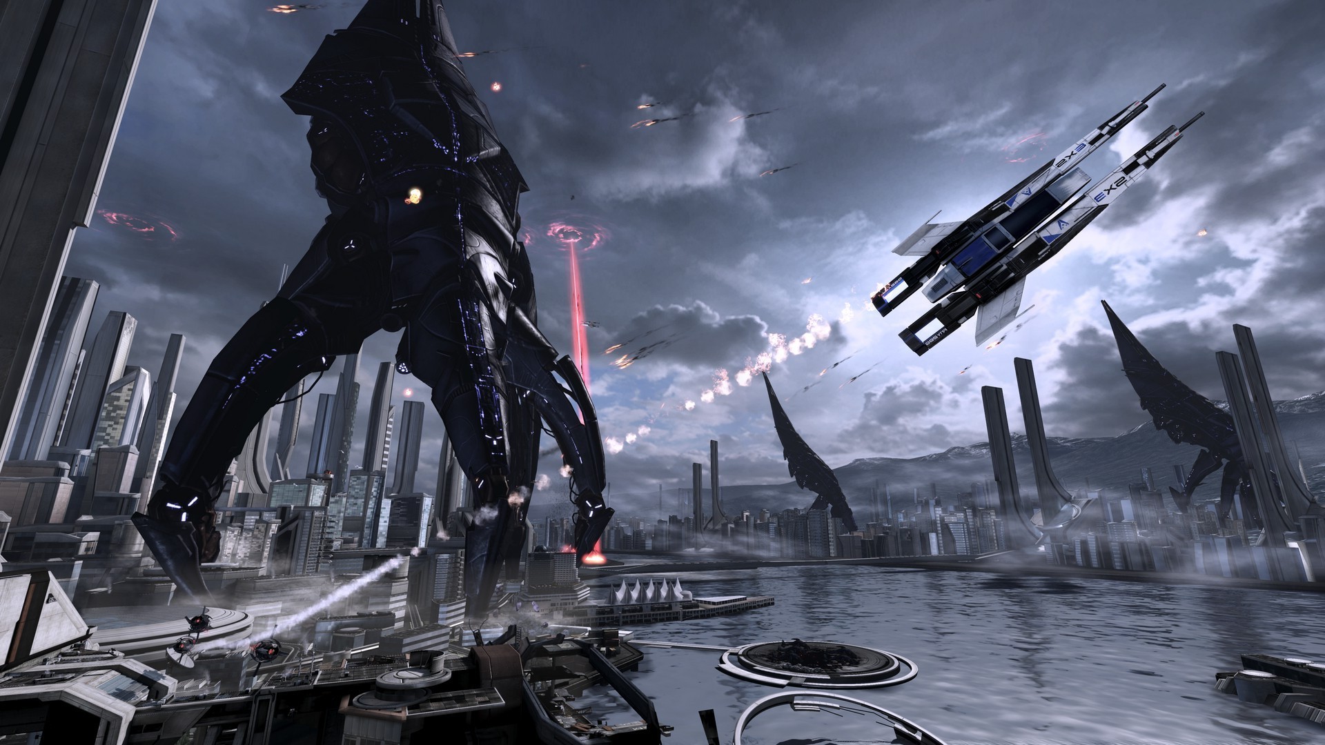 Mass Effect, Mass Effect 2, Mass Effect 3, Reapers Wallpaper