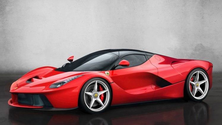 car, Ferrari LaFerrari, Red Cars HD Wallpaper Desktop Background