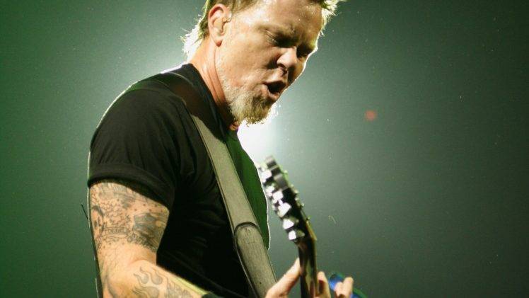 Metallica, James Hetfield, Guitar, Tattoo, Beards, Heavy Metal, Thrash Metal, Metal Music HD Wallpaper Desktop Background
