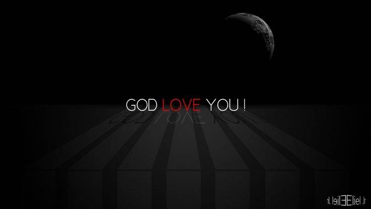God, Love, Typography HD Wallpaper Desktop Background