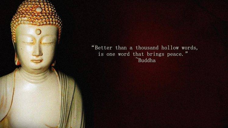 minimalism, Quote, Buddha, Buddhism, Sculpture, Peace, Meditation HD Wallpaper Desktop Background