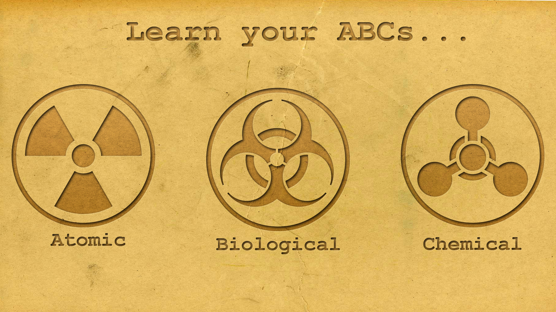minimalism, Quote, Circle, Logo, Radiation, Biohazard, Chemistry, Warning Signs, Simple Background, Knowledge Wallpaper