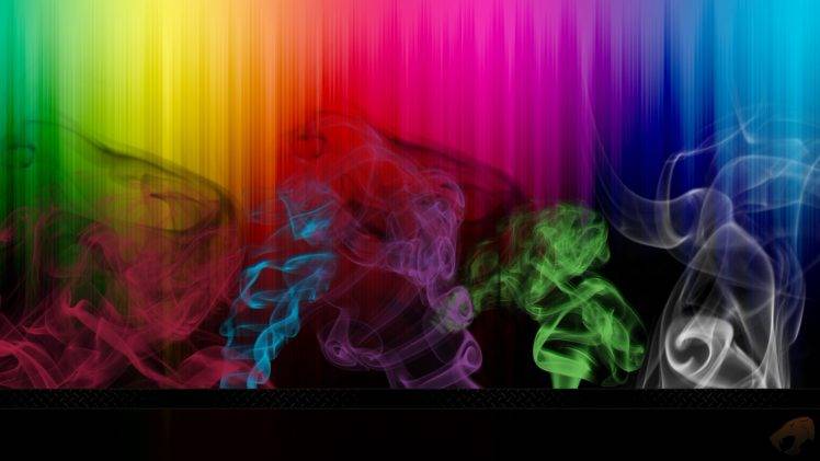 colorful, Abstract, Lines, Smoke HD Wallpaper Desktop Background