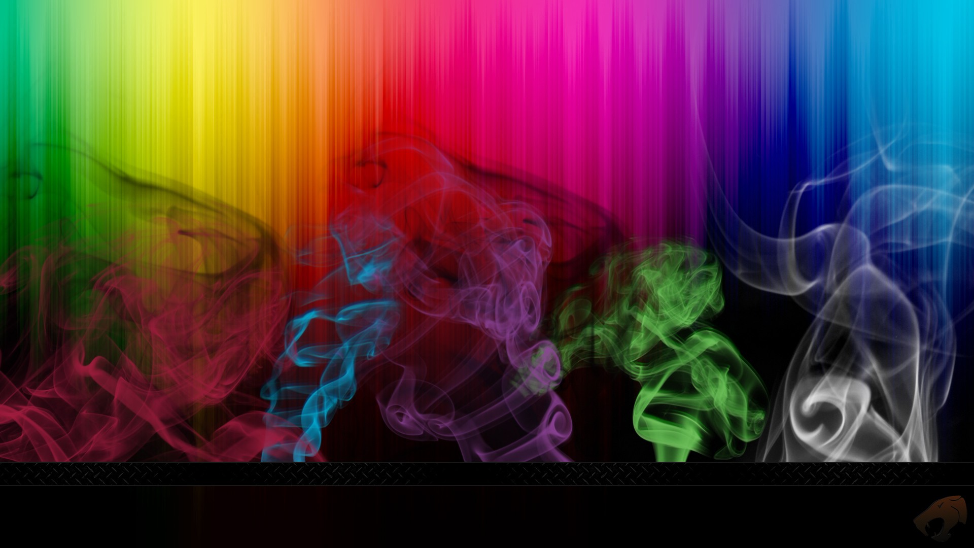 colorful, Abstract, Lines, Smoke Wallpaper