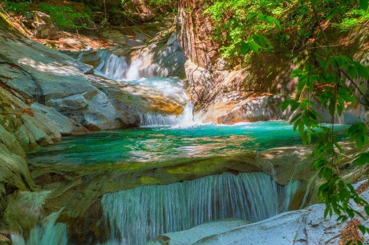 waterfall, Nature, River, Foliage, Landscape HD Wallpaper Desktop Background
