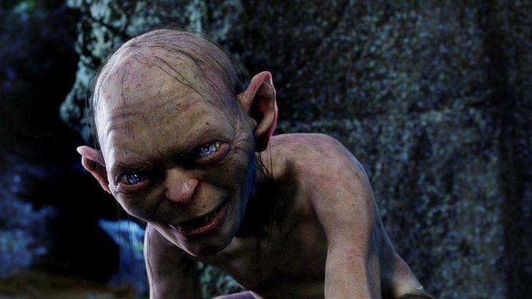 Gollum, The Lord Of The Rings, Middle earth, Blue Eyes HD Wallpaper Desktop Background