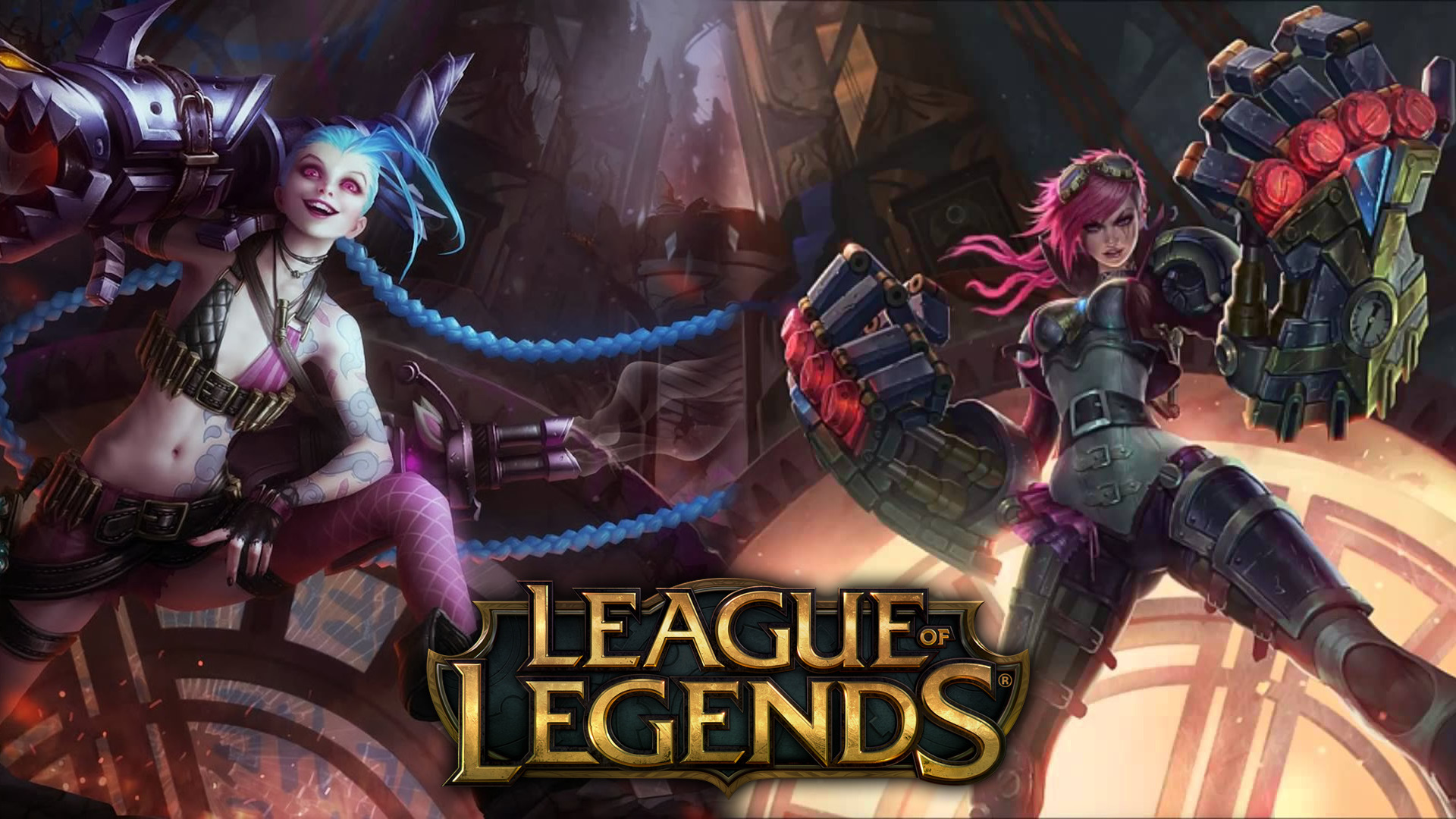 Vi, Jinx (League Of Legends), League Of Legends Wallpaper