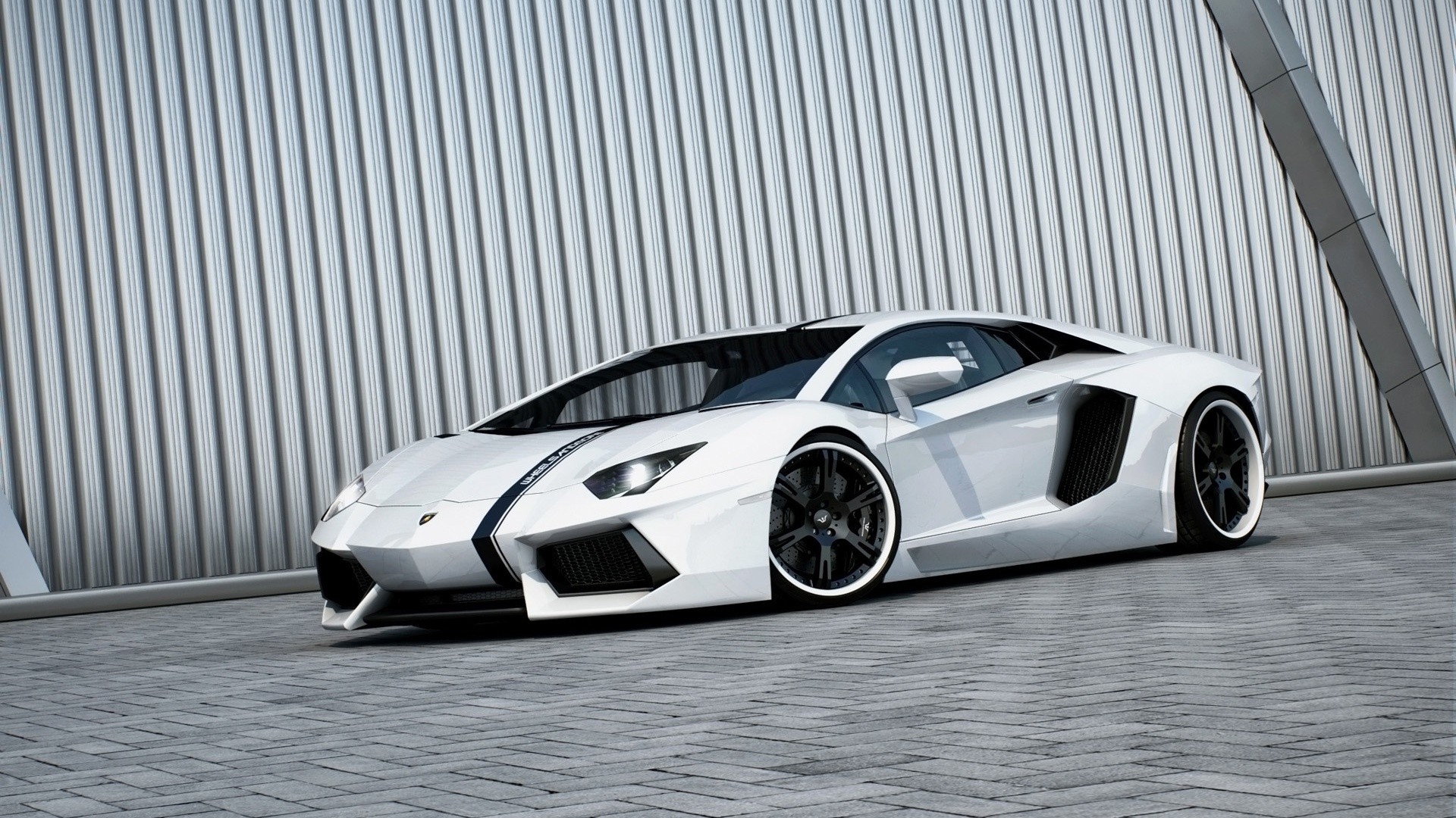 Lamborghini, Car, White Cars Wallpaper