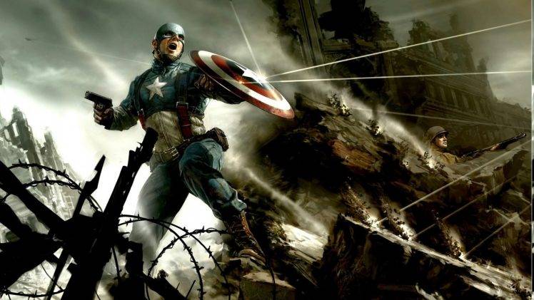 Captain America, Comics HD Wallpaper Desktop Background