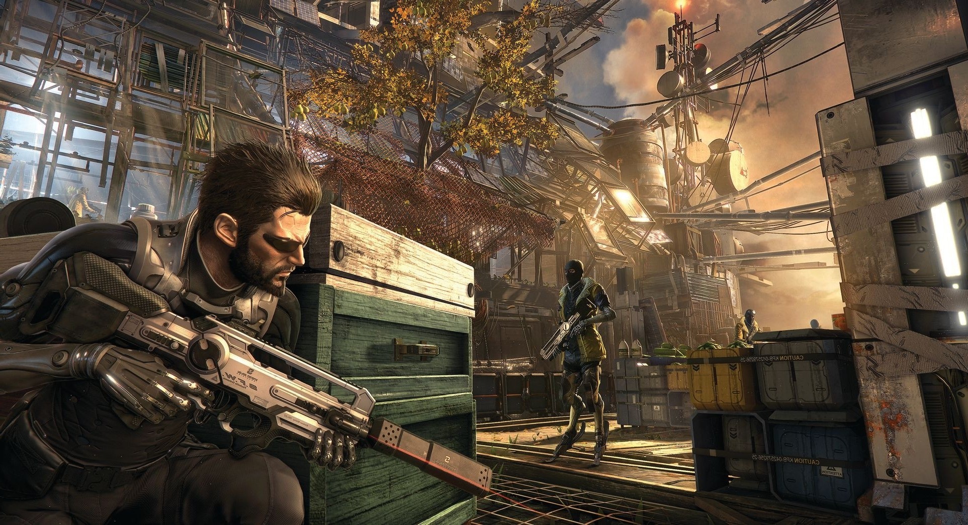 Deus Ex, Weapon, Adam Jensen, Cyberpunk, Science Fiction, Futuristic, Video Games, Deus Ex: Mankind Divided Wallpaper