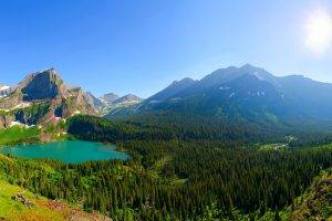 nature, Landscape, Mountain, Lake, Forest, Summer, Grass, Panoramas