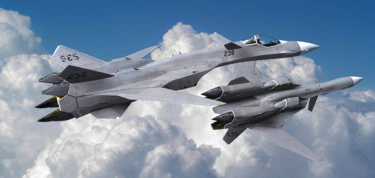 jet Fighter, Airplane, Aircraft, Military Aircraft, VF 19, Macross HD Wallpaper Desktop Background
