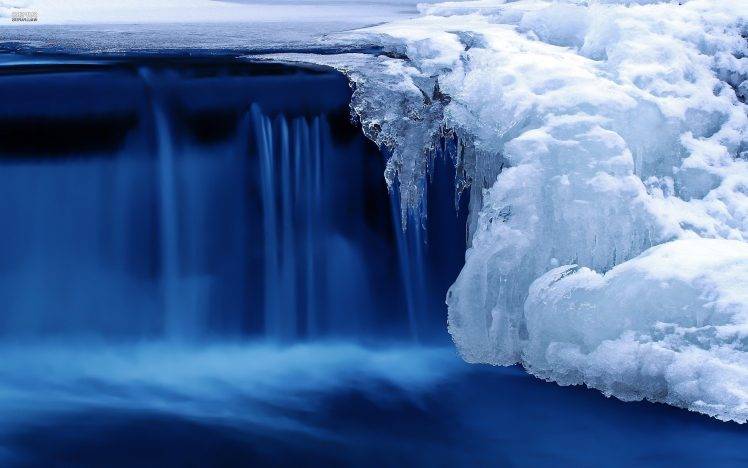 landscape, Winter, Ice, Waterfall, Nature HD Wallpaper Desktop Background