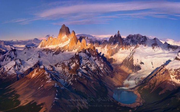 nature, Landscape, Mountain, Lake, Snow HD Wallpaper Desktop Background