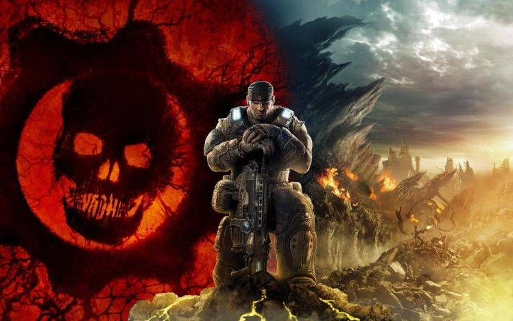 Gears Of War, Gears Of War 3, Skull, Video Games HD Wallpaper Desktop Background
