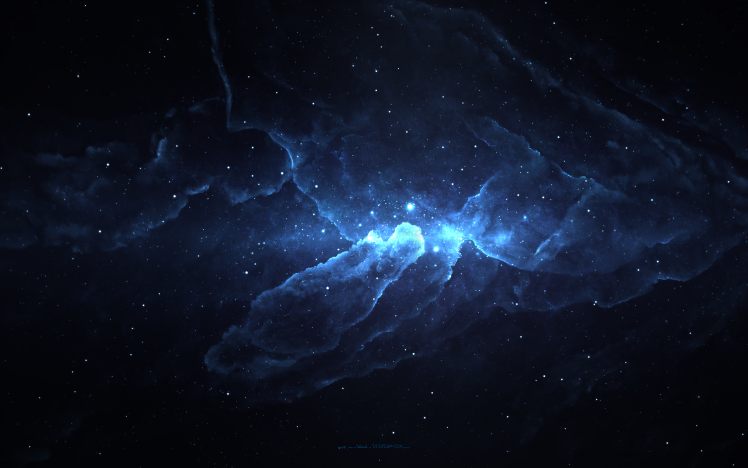 space, Space Art, Nebula, Stars, Glowing, Abstract, Artwork, Starkiteckt HD Wallpaper Desktop Background