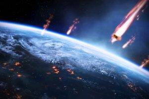 meteors, Space, Earth, Mass Effect