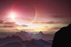 solar Eclipse, Landscape, Oppo Find 7