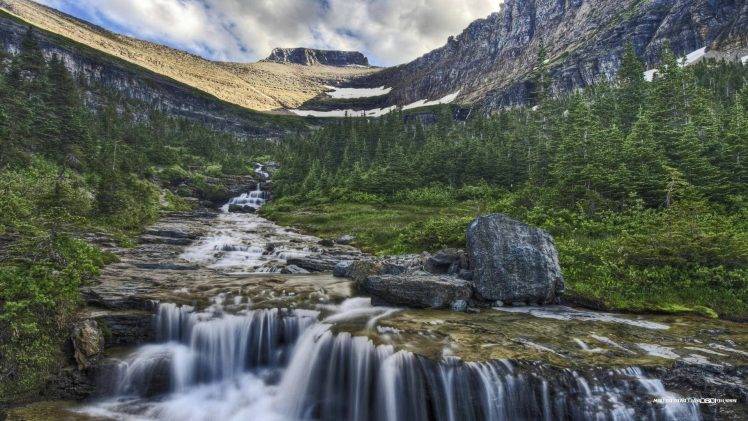 nature, Landscape, Waterfall, River, Forest HD Wallpaper Desktop Background